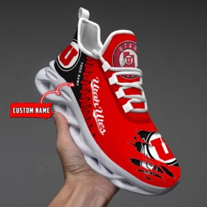 NCAA Custom name 73 Utah Utes Personalized Max Soul Shoes