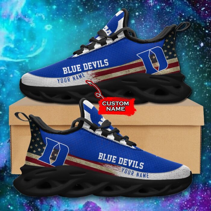 NCAA Duke Blue Devils Max Soul Sneaker Custom Name 42 M1