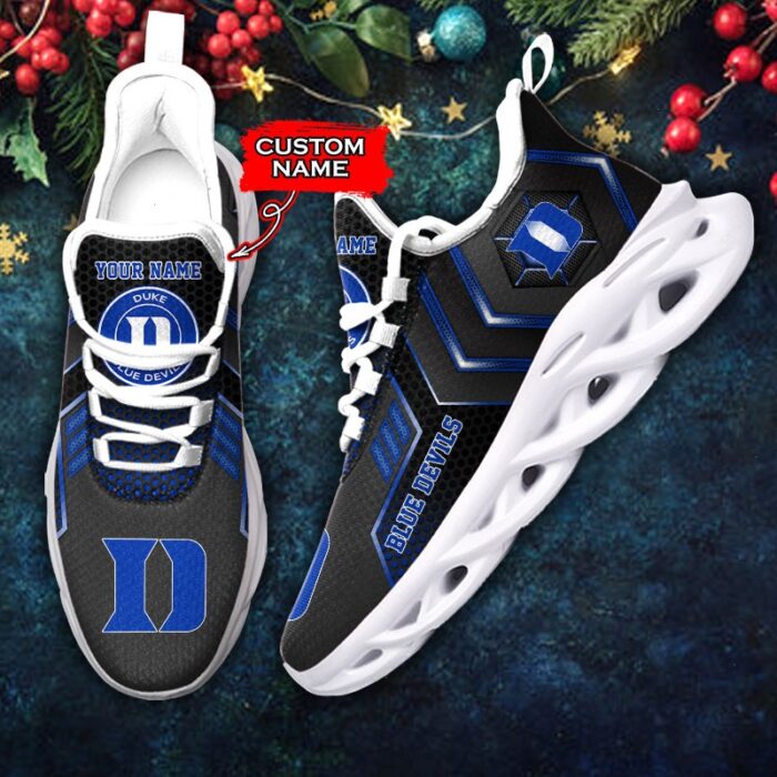 NCAA Duke Blue Devils Max Soul Sneaker Custom Name 69HTN2306