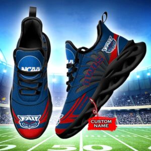 NCAA Florida Atlantic Owls Max Soul Sneaker Custom Name 62RTT1624