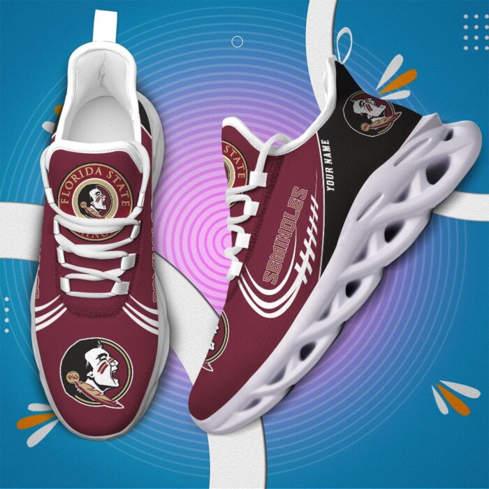 NCAA Florida State Seminoles Max Soul Sneaker Custom Name 05 M12