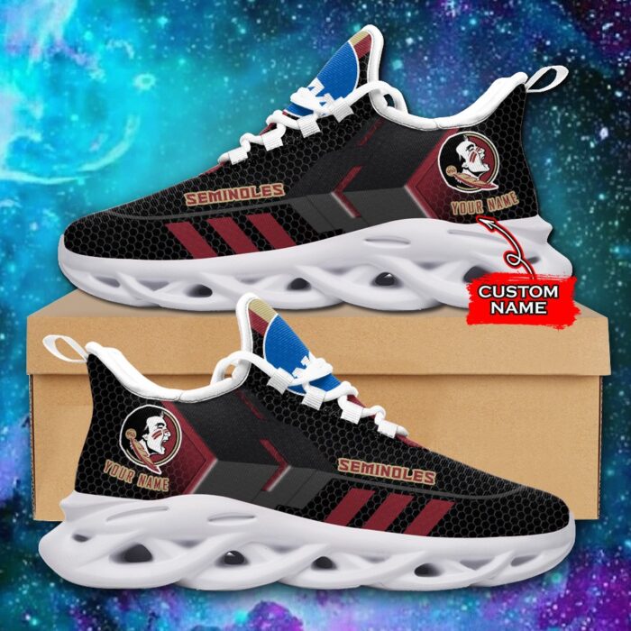 NCAA Florida State Seminoles Max Soul Sneaker Custom Name 43 M1RTT4190