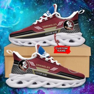 NCAA Florida State Seminoles Max Soul Sneaker Custom Name 47 M12RTT3728