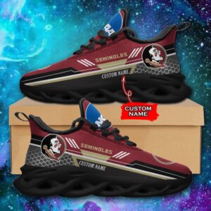 NCAA Florida State Seminoles Max Soul Sneaker Custom Name 47 M12RTT3728