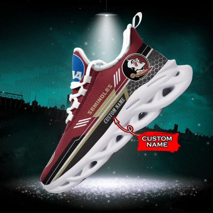 NCAA Florida State Seminoles Max Soul Sneaker Custom Name 47 M12RTT3728