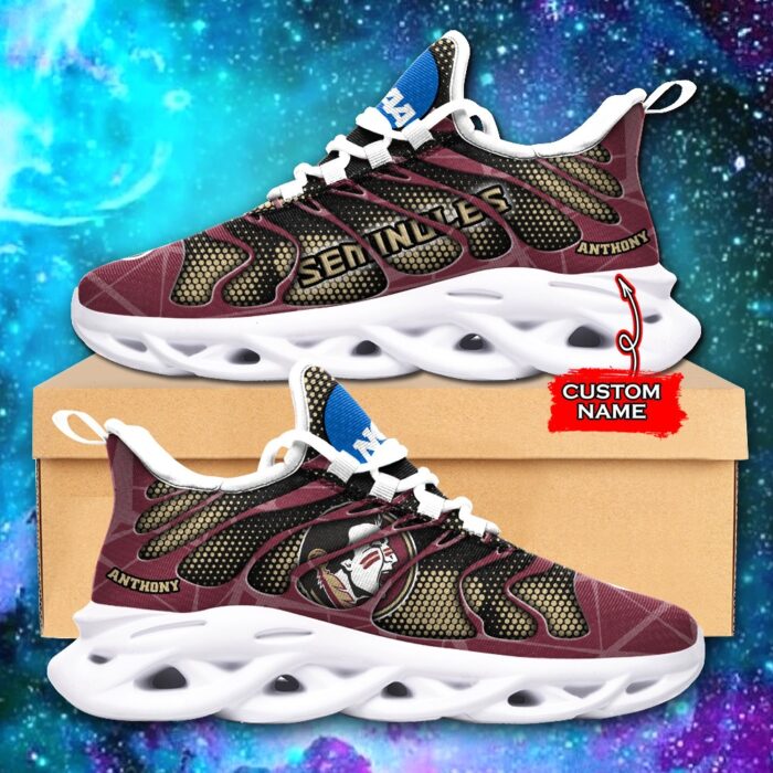 NCAA Florida State Seminoles Max Soul Sneaker Custom Name 48 M1