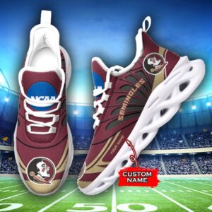 NCAA Florida State Seminoles Max Soul Sneaker Custom Name 62HTN1948