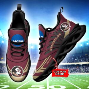 NCAA Florida State Seminoles Max Soul Sneaker Custom Name 62HTN1948