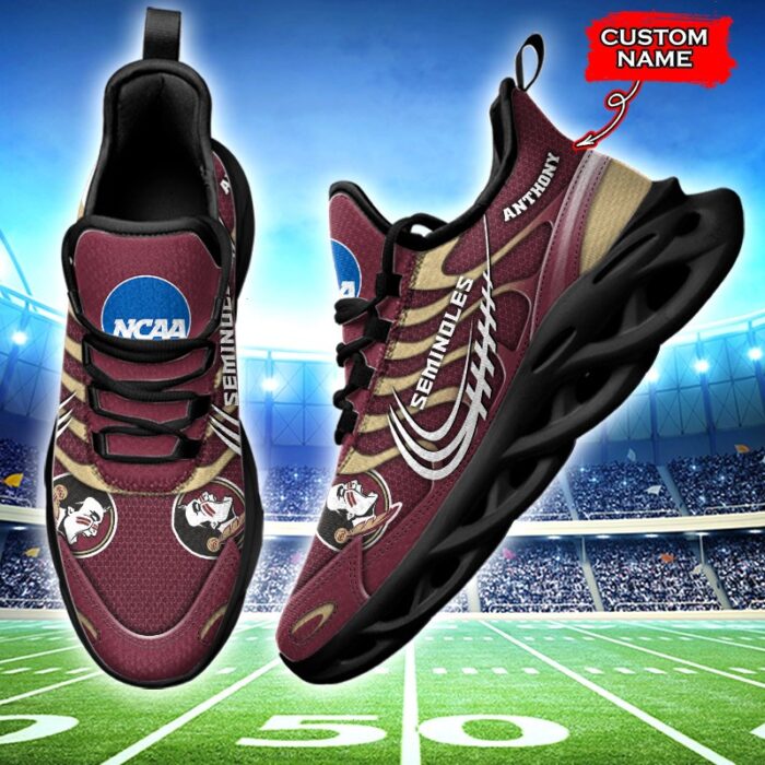 NCAA Florida State Seminoles Max Soul Sneaker Custom Name 65 M12HTN4315