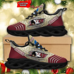 NCAA Florida State Seminoles Max Soul Sneaker Custom Name 66 M12RTT6985