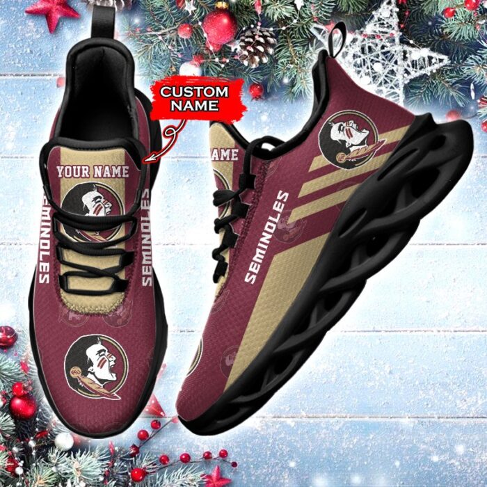 NCAA Florida State Seminoles Max Soul Sneaker Custom Name 67 M12HTN4343