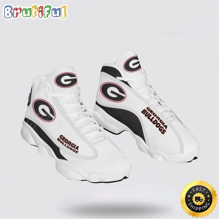 NCAA Georgia Bulldogs Air Jordan 13 Printed Logo JD 13