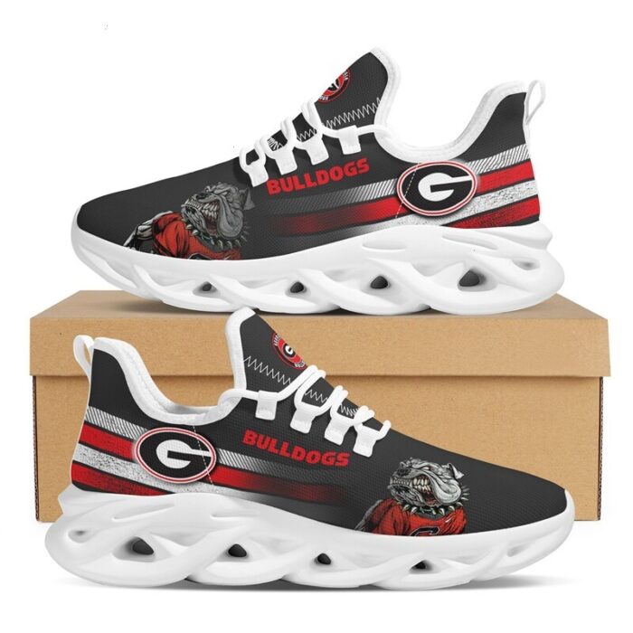 NCAA Georgia Bulldogs College Max Soul Shoes Fan Gift