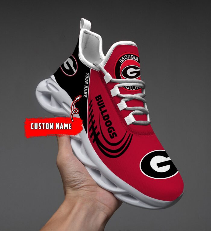 NCAA Georgia Bulldogs Max Soul Sneaker Custom Name 05 M12