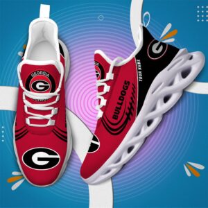 NCAA Georgia Bulldogs Max Soul Sneaker Custom Name 05 M12