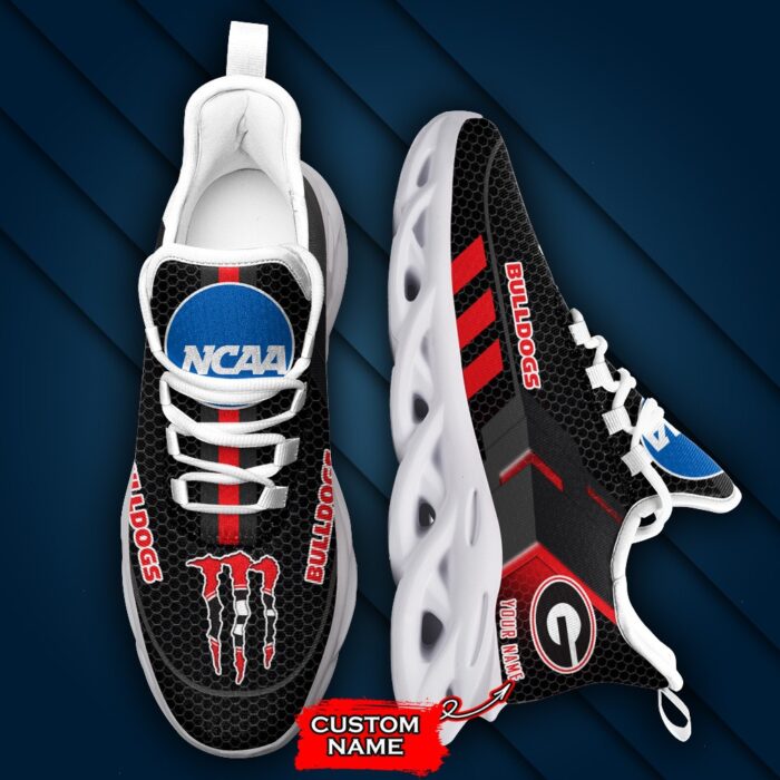 NCAA Georgia Bulldogs Max Soul Sneaker Custom Name 43 M1RTT4191