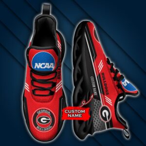 NCAA Georgia Bulldogs Max Soul Sneaker Custom Name 47 M12RTT3729