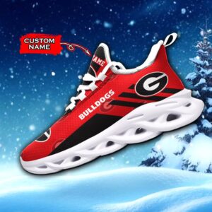 NCAA Georgia Bulldogs Max Soul Sneaker Custom Name 67 M12HTN4344