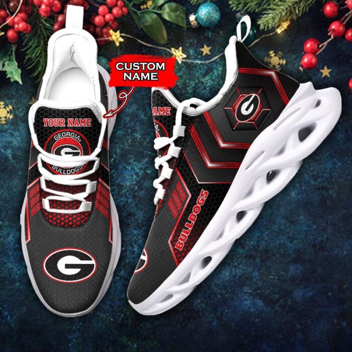 NCAA Georgia Bulldogs Max Soul Sneaker Custom Name 69HTN2309