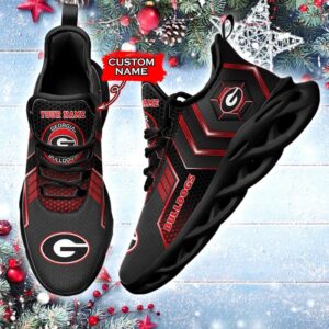 NCAA Georgia Bulldogs Max Soul Sneaker Custom Name 69HTN2309