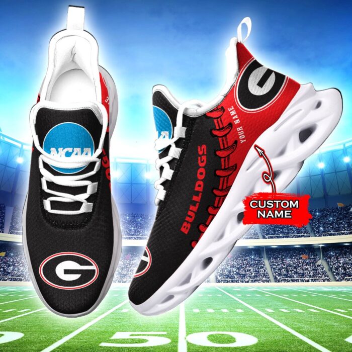 NCAA Georgia Bulldogs Max Soul Sneaker Custom Name 85TK09