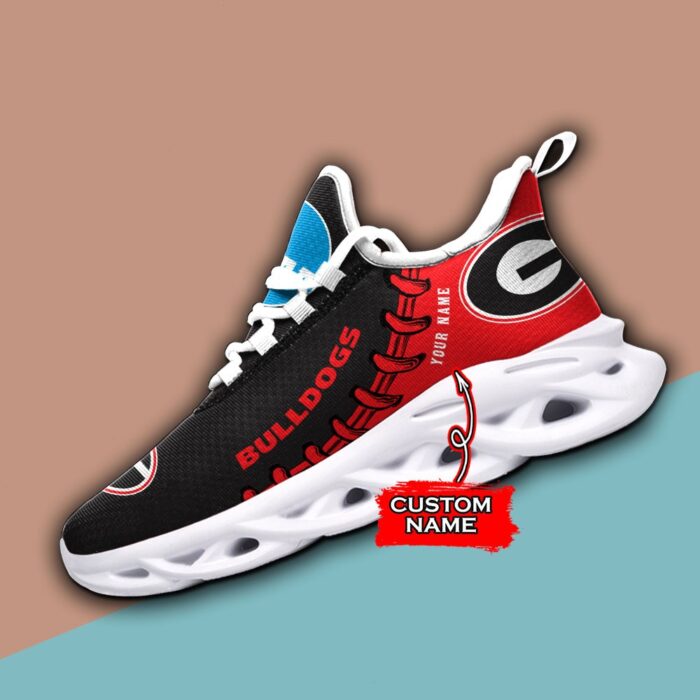 NCAA Georgia Bulldogs Max Soul Sneaker Custom Name 85TK09