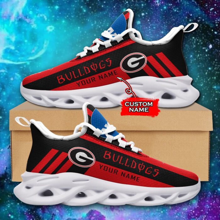 NCAA Georgia Bulldogs Max Soul Sneaker Custom Name Style 1HTN7024