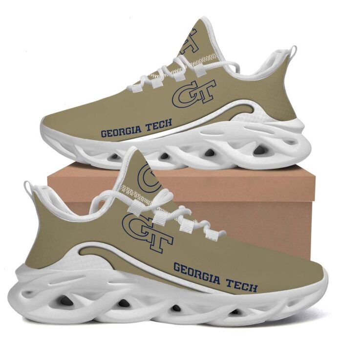 NCAA Georgia Tech Yellow Jackets New Trending Max Soul Sneaker Running Sport Shoes