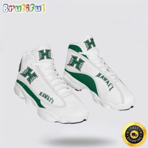 NCAA Hawaii Air Jordan 13 Printed Logo JD 13