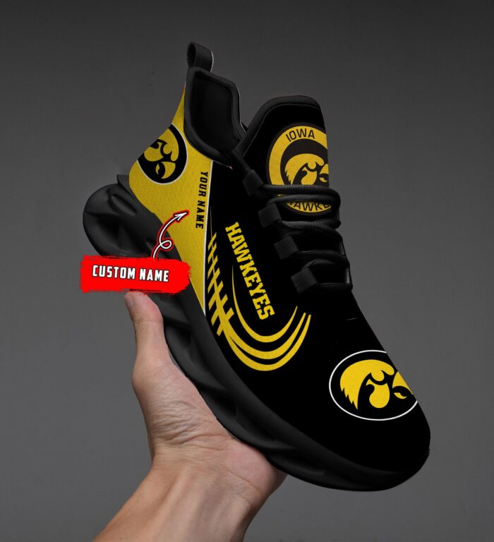 NCAA Iowa Hawkeyes Max Soul Sneaker Custom Name 05 M12