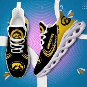 NCAA Iowa Hawkeyes Max Soul Sneaker Custom Name 05 M12