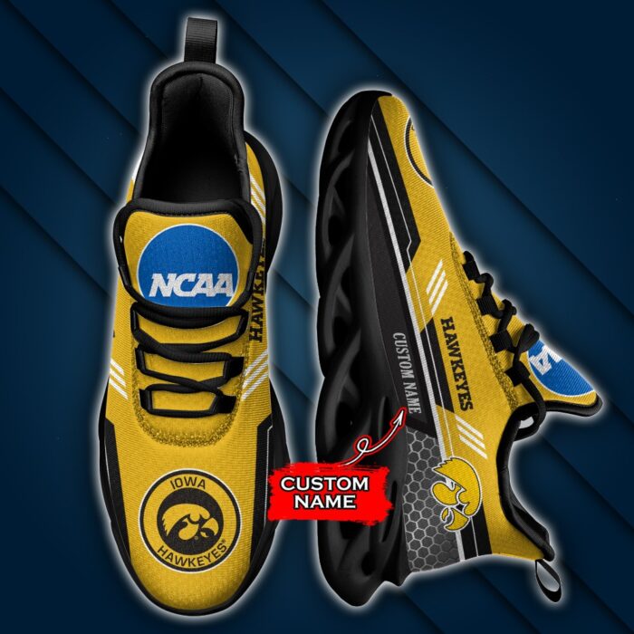 NCAA Iowa Hawkeyes Max Soul Sneaker Custom Name 47 M12RTT3730