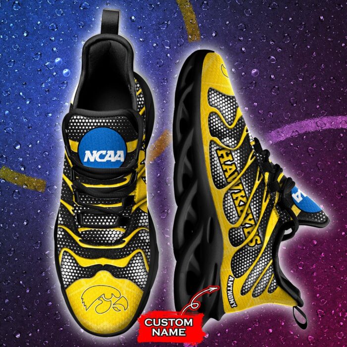 NCAA Iowa Hawkeyes Max Soul Sneaker Custom Name 48 M1