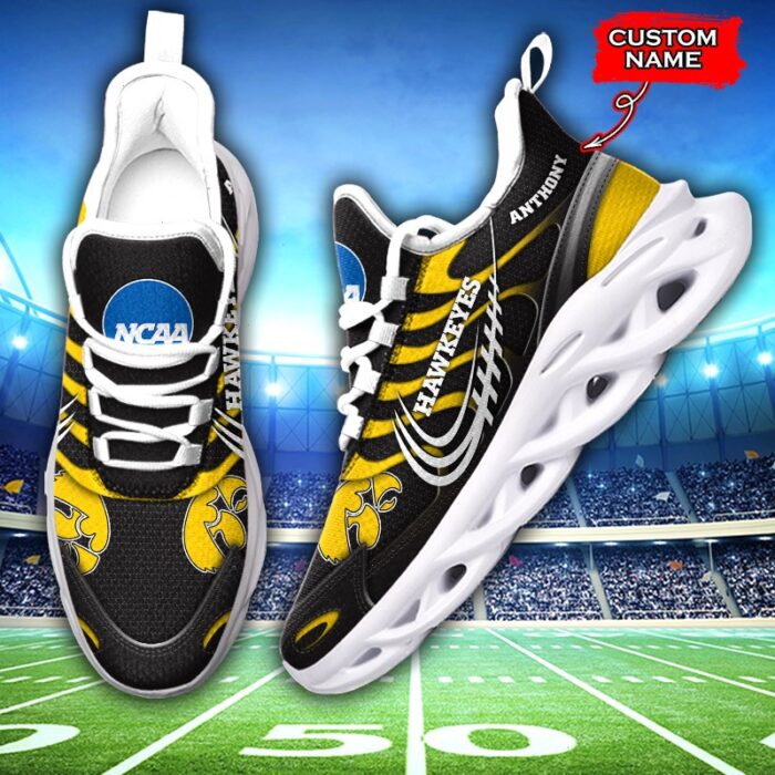 NCAA Iowa Hawkeyes Max Soul Sneaker Custom Name 65HTN2060