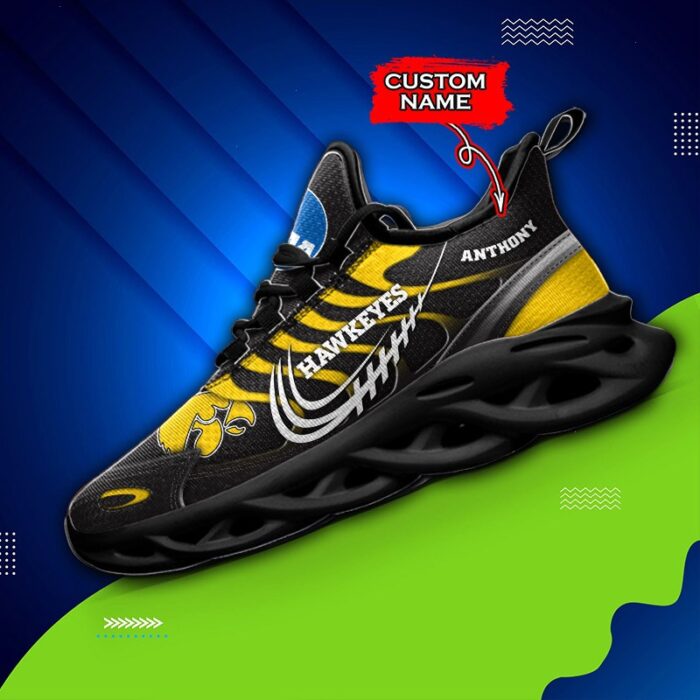 NCAA Iowa Hawkeyes Max Soul Sneaker Custom Name 65HTN2060