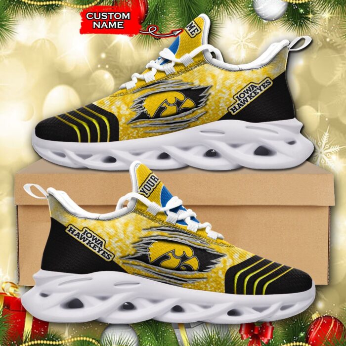 NCAA Iowa Hawkeyes Max Soul Sneaker Custom Name 66RTT1569