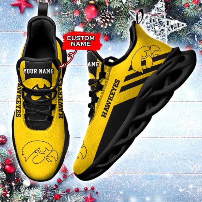 NCAA Iowa Hawkeyes Max Soul Sneaker Custom Name 67HTN2154