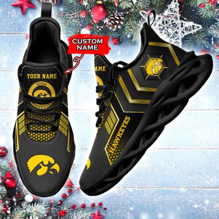 NCAA Iowa Hawkeyes Max Soul Sneaker Custom Name 69HTN2310