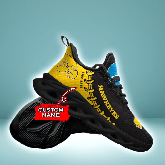 NCAA Iowa Hawkeyes Max Soul Sneaker Custom Name 85TK10