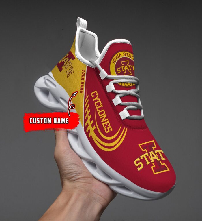 NCAA Iowa State Cyclones Max Soul Sneaker Custom Name 05 M12