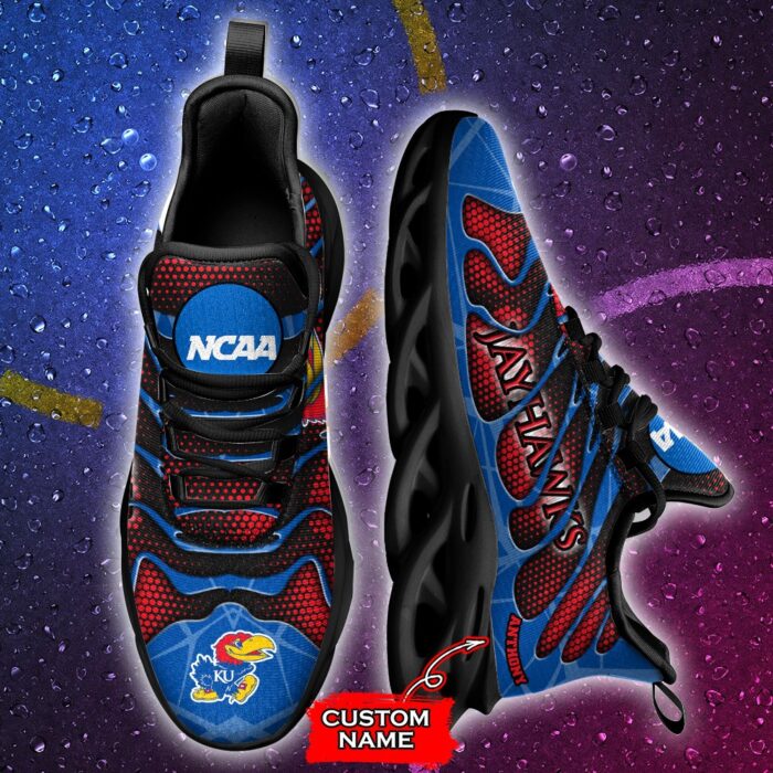 NCAA Kansas Jayhawks Max Soul Sneaker Custom Name Ver 64053