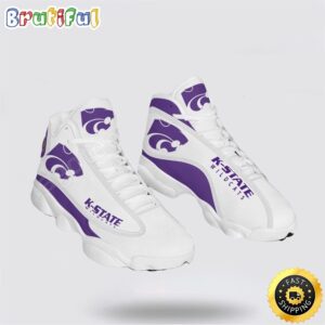 NCAA Kansas State Wildcats Air Jordan 13 Printed Logo JD 13