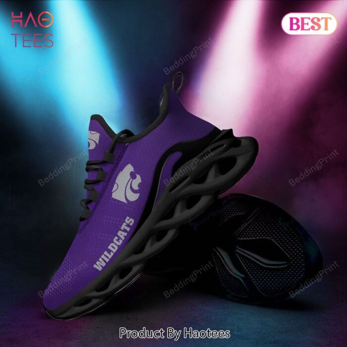 NCAA Kansas State Wildcats Black Mix Violet Max Soul Shoes