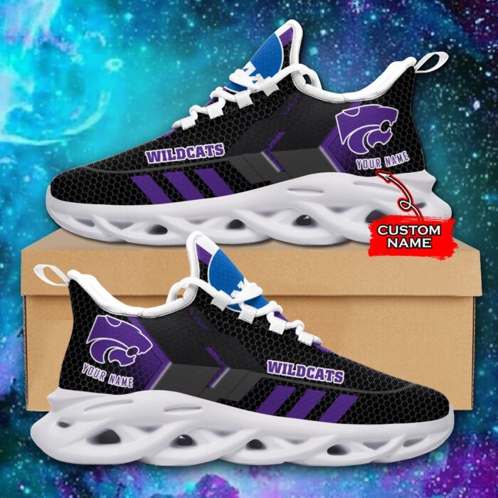 NCAA Kansas State Wildcats Max Soul Sneaker Custom Name 43 M1RTT4194