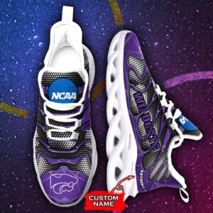 NCAA Kansas State Wildcats Max Soul Sneaker Custom Name 48 M1