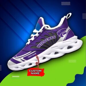 NCAA Kansas State Wildcats Max Soul Sneaker Custom Name 62HTN1952