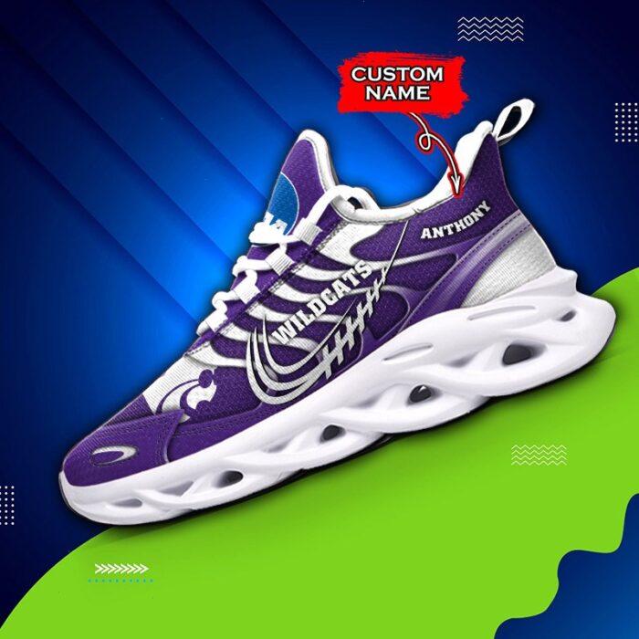 NCAA Kansas State Wildcats Max Soul Sneaker Custom Name 65 M12HTN4319