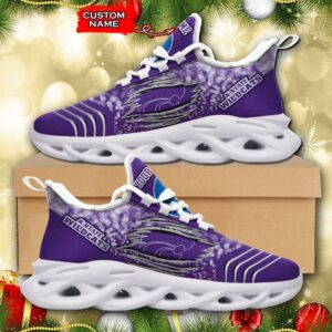 NCAA Kansas State Wildcats Max Soul Sneaker Custom Name 66RTT1571