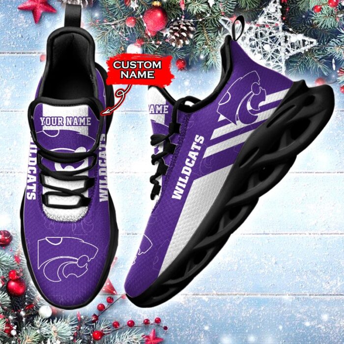 NCAA Kansas State Wildcats Max Soul Sneaker Custom Name 67 M12HTN4347