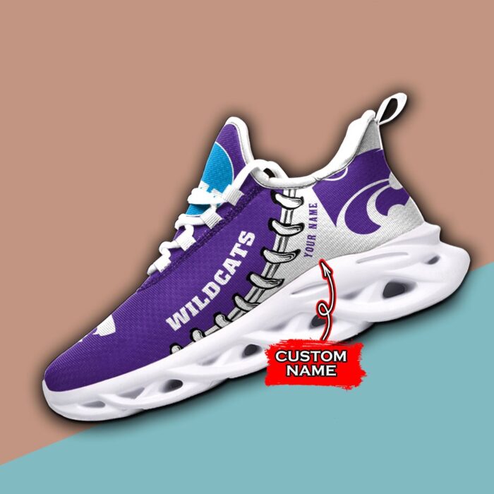 NCAA Kansas State Wildcats Max Soul Sneaker Custom Name 85TK12